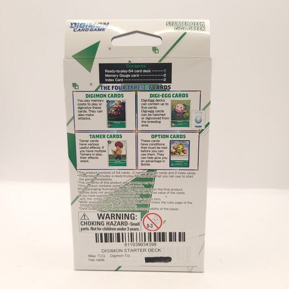 Digimon Card Game Giga Green Starter Deck 2021 - Picture 2 of 8
